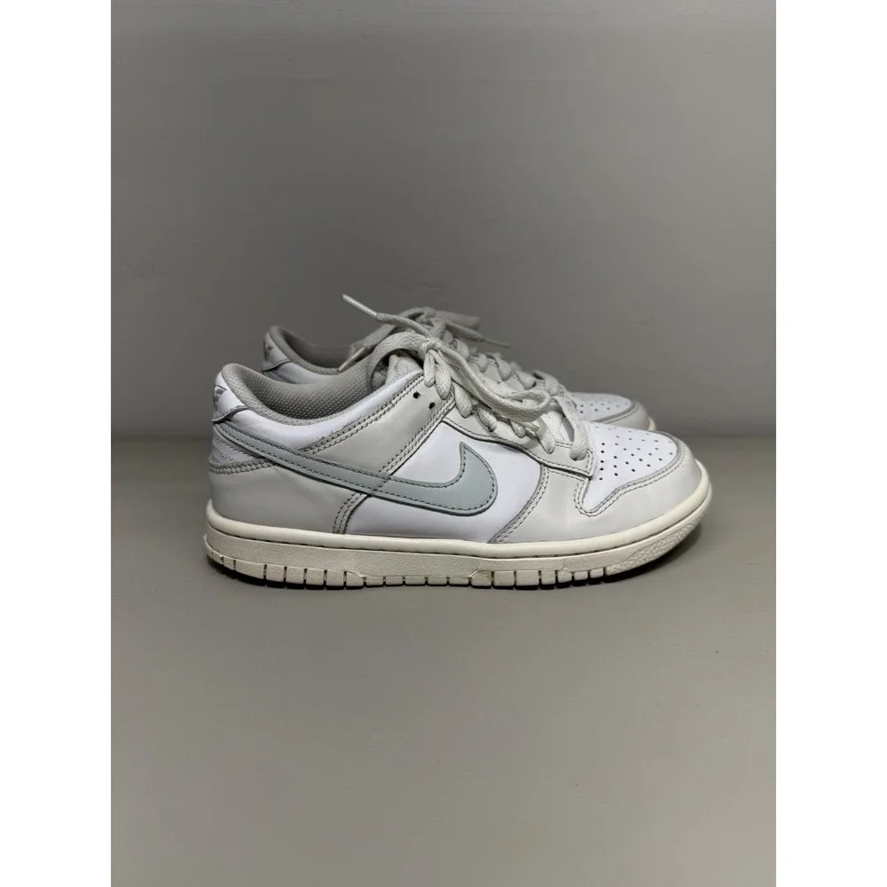 Nike Dunk Low GS Youth Sz 4 Phantom White Light Silver Neutral FB9109 109